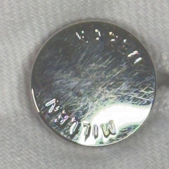 Karen Millen Biker Moto Jeans 12 (35x29) White Slim Zip Pockets Seam‎ Detailing - Picture 6 of 13